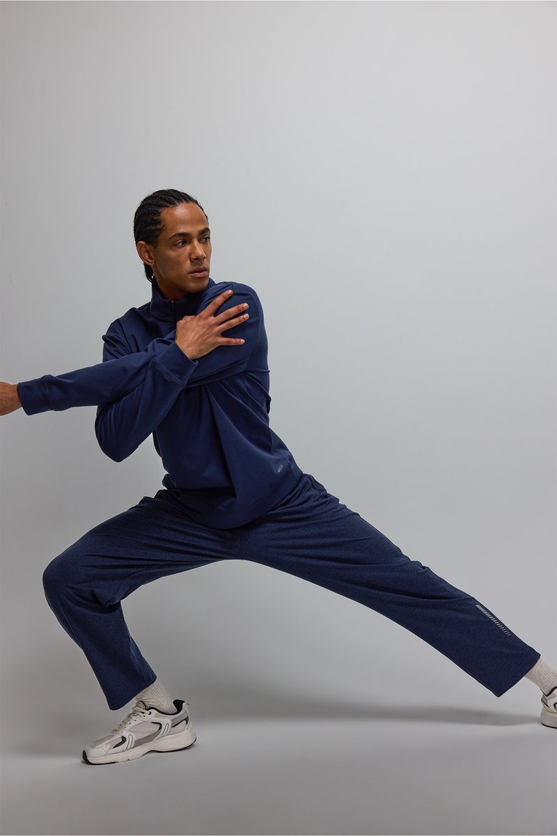 DeFacto Blue Man Standard Fit Sweatshirt Fabric Jogger Casual - Image 3